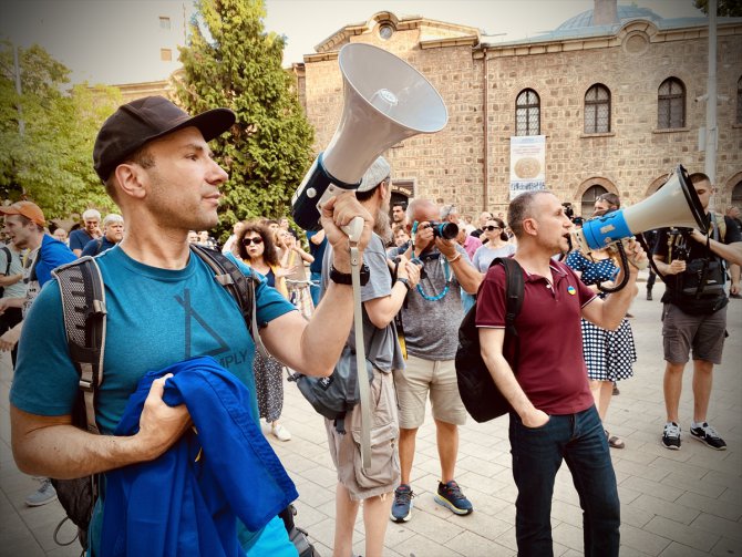 Bulgaristan'da Cumhurbaşkanı Radev protesto edildi