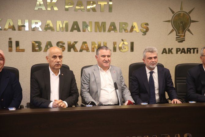 Gençlik ve Spor Bakanı Osman Aşkın Bak, Kahramanmaraş'ta konuştu: