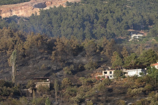 GÜNCELLEME 2 - Kahramanmaraş'ta çıkan orman yangınları kontrol altına alındı
