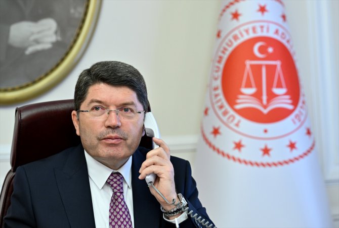 Adalet Bakanı Tunç, Suudi Arabistan Adalet Bakanı es-Samani ile telefonda görüştü