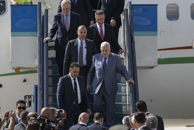 Filistin Devlet Başkanı Abbas Ankara'ya geldi