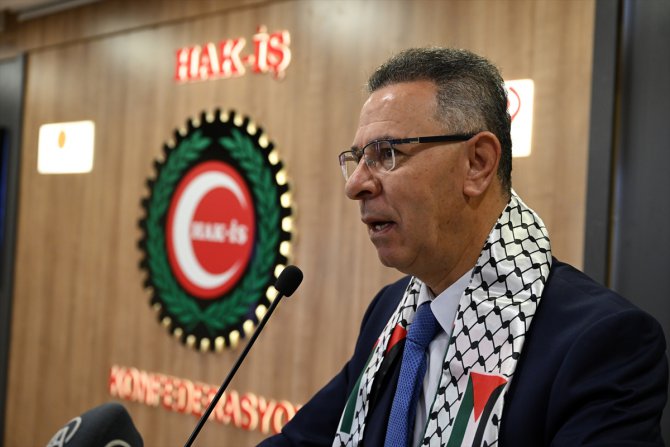 HAK-İŞ ve Filistin Genel İşçi Sendikaları Federasyonu Ankara'daki eğitim programında buluştu