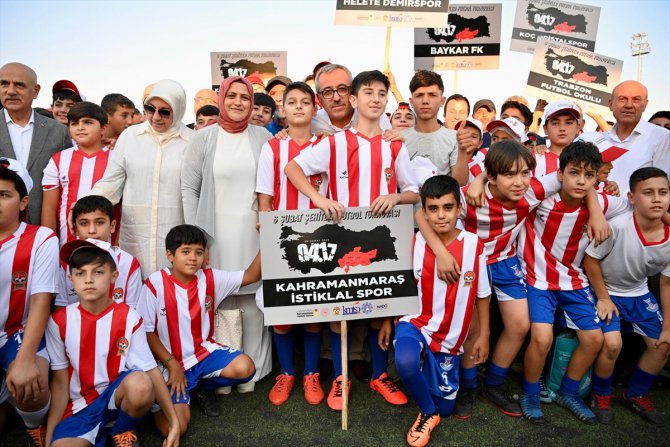 Kahramanmaraş'ta deprem şehitleri adına futbol turnuvası düzenleniyor