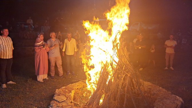 Kapıkayafest'in kamp ateşi yakıldı