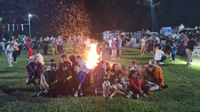 Kapıkayafest'in kamp ateşi yakıldı